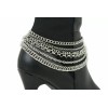 Unbranded Women Boot Bracelet Silver Metal Chain Shoe Comfortable Band