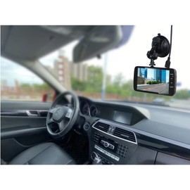 AEG Dashcam DC 2, Auto-Kamera, Rückfahrkamera, mit IPS/WDR 4'' Display, Full HD, Split-Screen Modus, Spurhalte- und Abstandsassistent, Loop-Zyklus und Nachtsicht