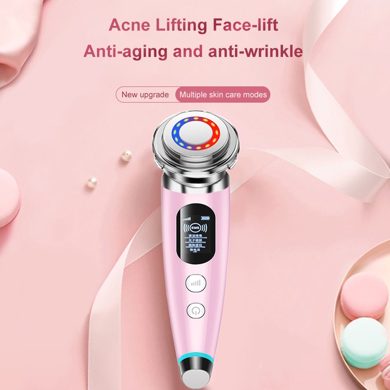 Ultrasonic Beauty Instrument Photon Rejuvenation Device Ion Introduction Micro Current