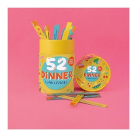 The Happy Gang 3103745 Interactive Family Game, 52 Dinner Challenges, Funny Action Game for Families, Task Cards for Adults and Children from 6 Years