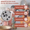 Funmit 5 Pack WB03X25796 Heavy Duty Burner Knob Exact Compatible
