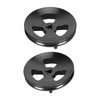 1 Pair 1/4 Inch NAB Hub Optical Shaft Adapter Aluminum