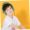 IWOWHERO S Headphones Dinosaur Ear Headset Headphones for Boys and