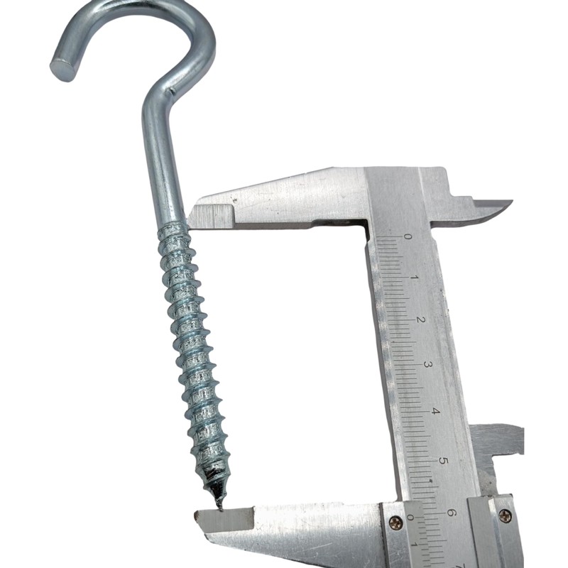HAFD Ceiling Hooks Zinc Plated M8 8x130mm with M12 12x60mm
