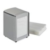 Relaxdays Napkin Dispenser Retro Metal Small Napkin Holder for Ice