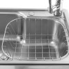 Stainless Steel Single Basin Kitchen Sink Simple Laundry Sink +Faucet