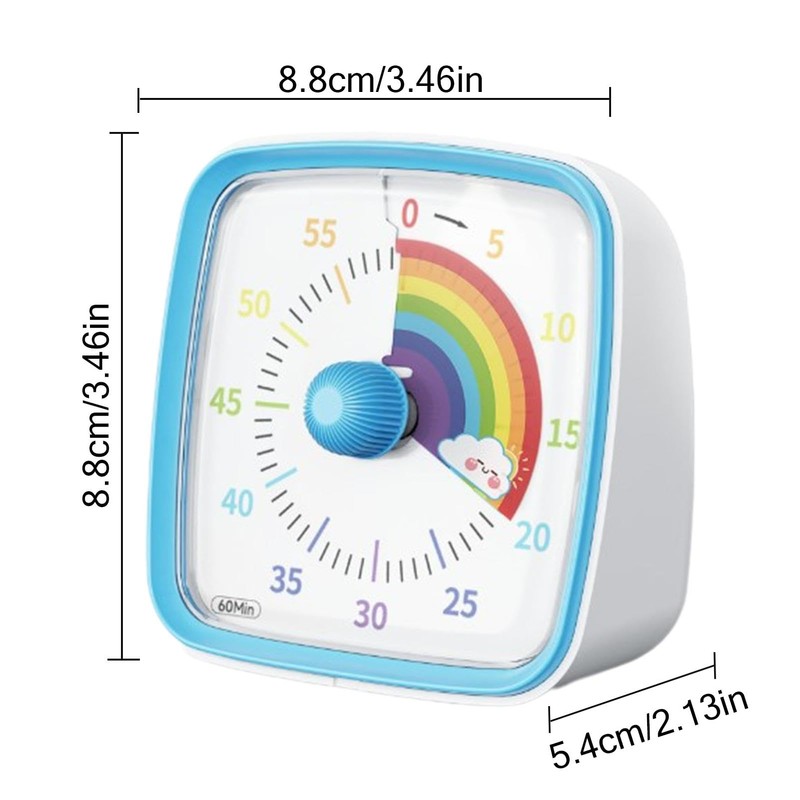 Kid Timer Visual Countdown | Study Timer Clock,60 Minute Timer