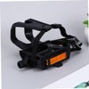 Mipcase 1Set Wear Resistant Bike Toe Clips with Replaceable Straps