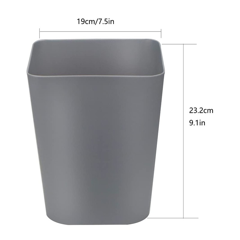 Feiupe 1.6 Gallon Small Trash Can Wastebasket for Kitchen Office