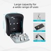 Jsdoin Key Safe Wall Mounted 4-Position Combination Key Lock Box
