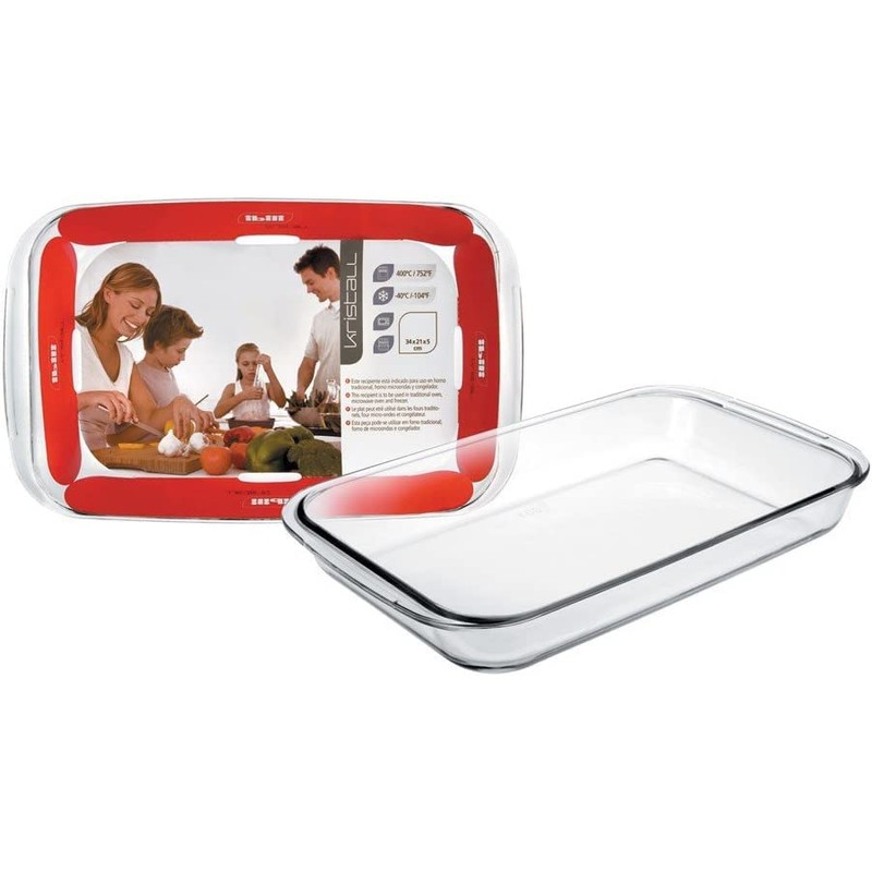 IBILI Kristall Rectangular Tray, 23 x 15 x 5 cm