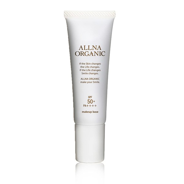 Allna Organic Makeup Foundation, 0.8 fl oz (25 ml), Additive-Free, Face, Moisturizing, Pores, Prevents Sebum Slipping, Sunscreen