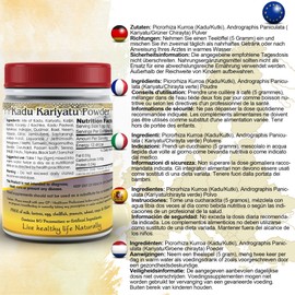 Kadu and Kariyatu Powder