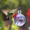 Parasol Droplet Glass Hummingbird Feeder