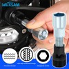 Sliver Bicycle Crank Extractor Puller,Bottom Bracket Remover Crank Arm Remover