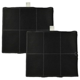 vhbw 2x Activated Carbon Filter compatible with Junker JZ5117X5 Extractor Hood - 25.5 x 22.5 x 2.3 cm