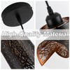 Shining gold Industrial Black Pendant Light Fixture Vintage Mini Black