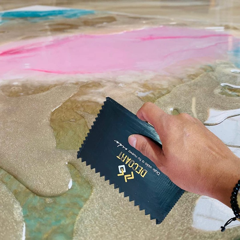 Espátula Con Picos Decoart Para Aplicar Epoxicos