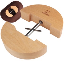 Hat Stretcher for Fitted Hats - Durable European Beech with Heavy-Duty Buckle - Perfect for Men's Cowboy Hats and More
