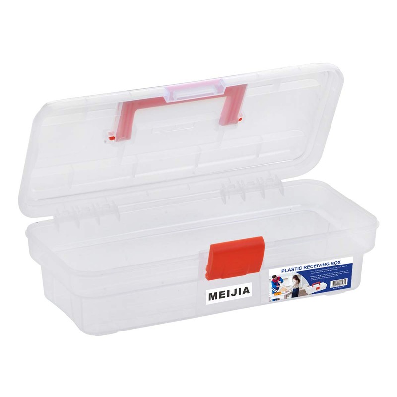 MEIJIA - Organizador de herramientas portátil con asa, caja (negro