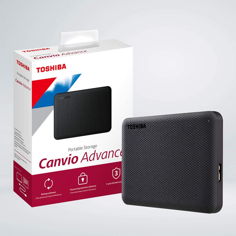 Toshiba Canvio Advance V10 1TB USB 3.0 Portable External Hard