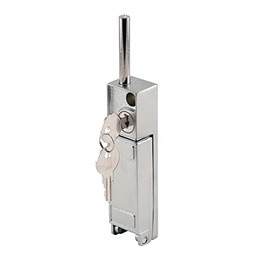 Prime-Line U 9997 Aluminum, Sliding Patio Door Keyed with Bolt Lock (Single Pack)