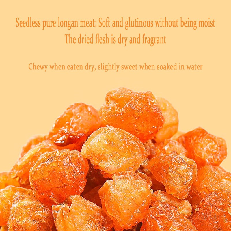 Dried Longan 5.3Oz/150g, Longan Fruit Seedless,100% Natural, No Sugar Added