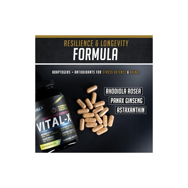ATHENIX® Vital-X Multivitamin & Mineral Complex | Premium Daily Formula