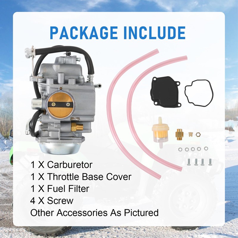 RADHLBNIU Carburetor Compatible with Arctic Cat 250 300 400 2x4