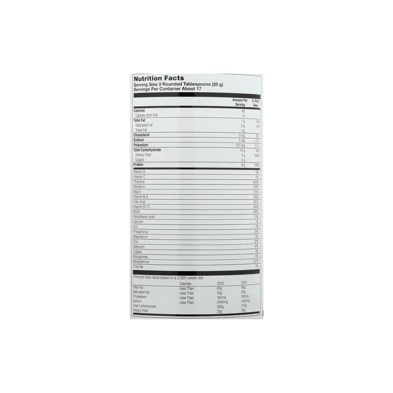 Kal Levadura Nutricionales Con B12 Y Ácido Fólico 340g Sabor