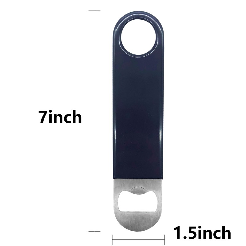 KTOJOY 3 Pack Heavy Duty Stainless Steel Flat Bottle Opener,