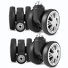 Zoofen Luggage Wheels Replacement 4 pcs Suitcase Replacement Wheels Wear-Resistant
