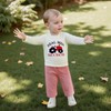 Liyabanna Infant Toddler Baby Boy Farm Outfit Tractor&Funny Letters Embroidery