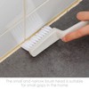 3 Pcs Pointed Bathroom Cleaning Brushes, V Shaped Brush, Bathroom