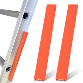 Ladder Stabilizer for Gutters and Roof, Anti-Slip Ladder Safety Covers with 1” Wide Offset “T” Profile, Ladder Gutter Protector with Strong Grip, Ladder Bumpers for Scratch Protection, 2 Pack