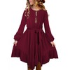 blibean Girl Fall Boho Dress Kid Long Sleeve Tween Bohemian