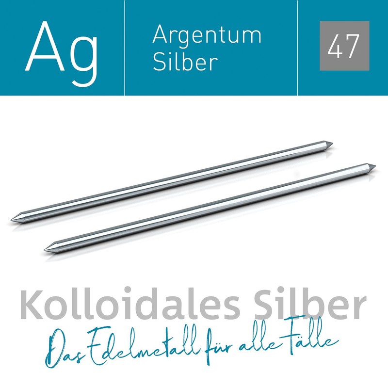 Colloimed Silver Electrodes XL 1 Pair 2 mm x 140