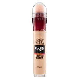 Maybelline New York Alterskorrektor mit Goji-Beeren und Haloxyl, deckt Augenringe und kleine Falten ab 07 Sand, 6,8 ml