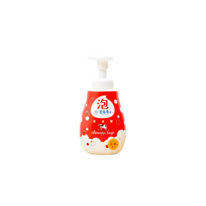 Cow Brand Red Box Scent, Foaming Milky Body Soap, 20.3