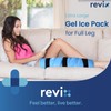 REVIX Full Leg Ice Pack Wrap Around Entire Leg, Reusable