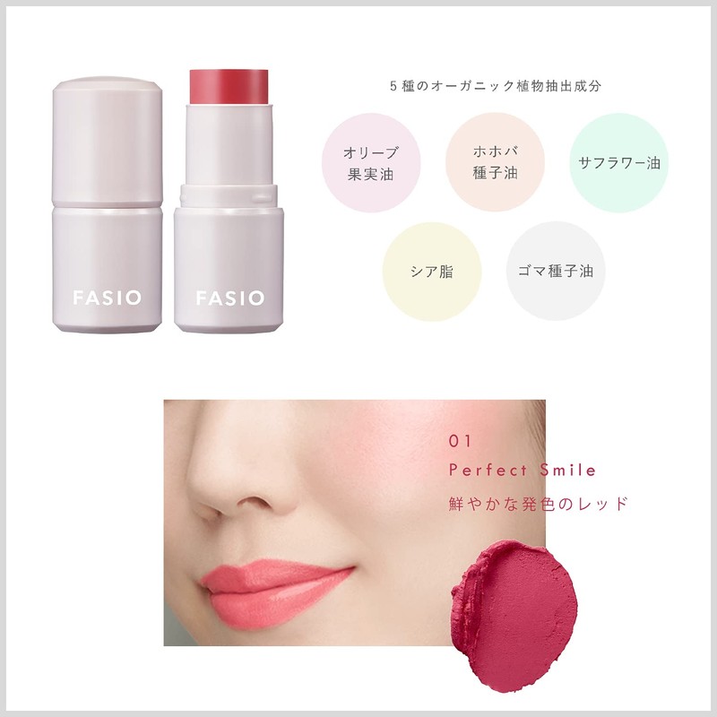 Fasio Multi Face Stick 4g - 01 Perfect Smile