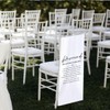 Wedding Memorial Reserved Chair Sign Save a Seat for Someone