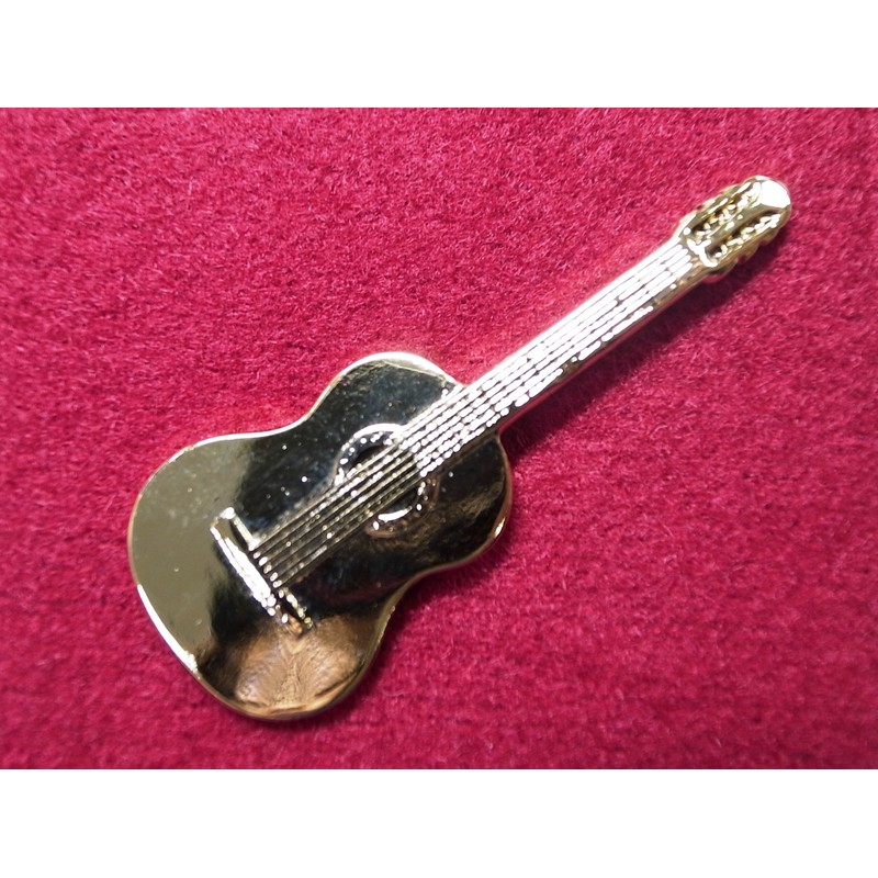 Nakano MM-80P/CG/G Standard Brooch Classic Guitar Gold