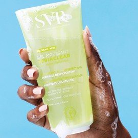 SVR Sebiaclear Gel Moussant, Limpiador Facial en Gel Sin Jabón para Pieles con Tendencia al Acné, 200 ml