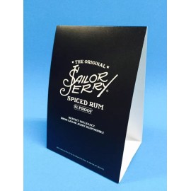 Sailor Jerry Spiced Rum Table Top Tent Advertising Collectors Piece - QTY 1