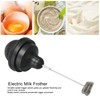 Elektrischer Milchmixer, Milchaufschäumer, Kaffee-Milchaufschäumer mit Glasbecher für Kaffee, Latte, Cappuccino,