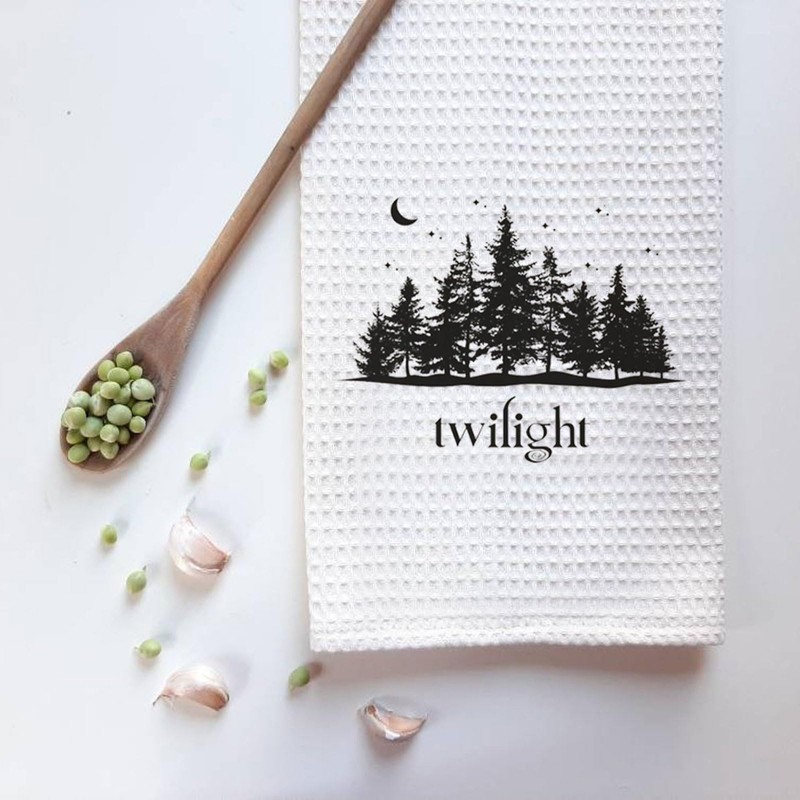 BAUNA Twilight Inspired Kitchen Towel Vampire Movie Dishes Towel City