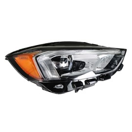 Silscvtt Passenger Side Replacement for Edge 2019-2023 Chrome Housing Headlights Assembly FO2503392 KT4Z13008AW