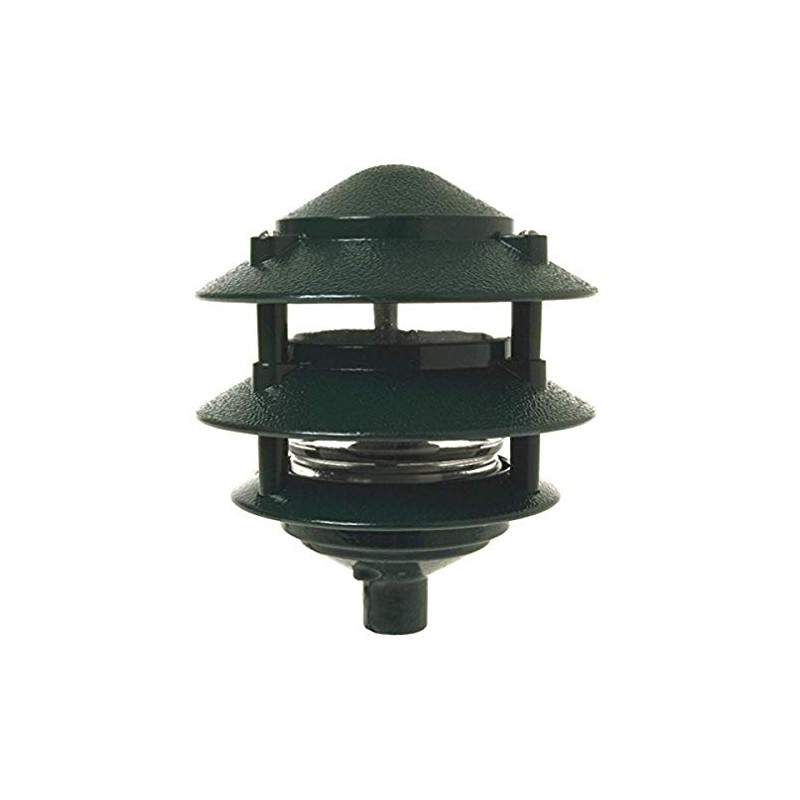 BELL 5884-8 Incandescent Garden Light, 3-Tier, Green