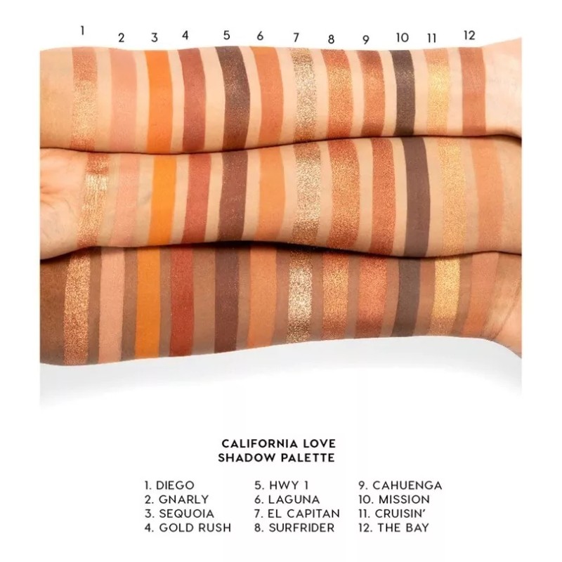 ColourPop Paleta Sombras Nudes Neutras - Colourpop - California Love